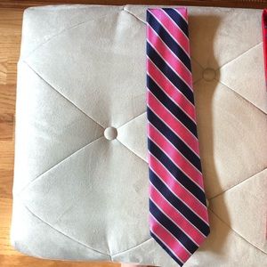 Pink and navy Chaps tie